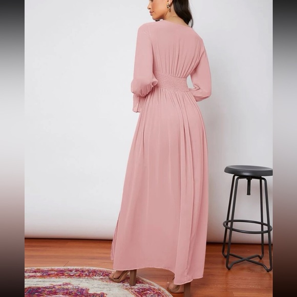 Beautiful Flowy Chiffon Dress - Picture 2 of 2